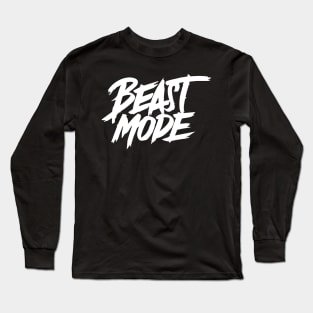 Beast Mode | Activated | T Shirt Design Long Sleeve T-Shirt